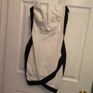 Super sexy White/Black Mini Dress
